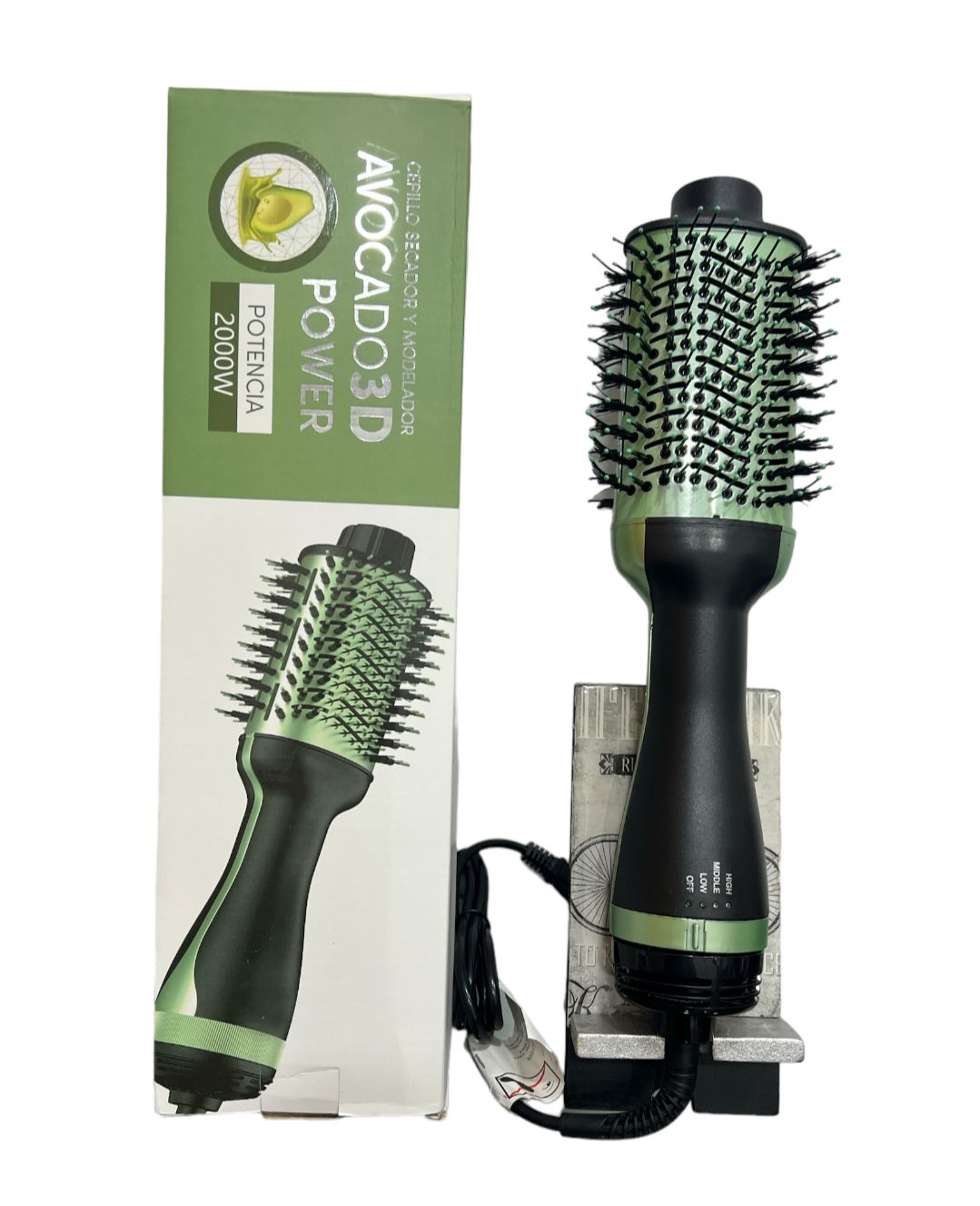 Combo Cepillo Secador Aguacate + Plancha Remlton Aguacate